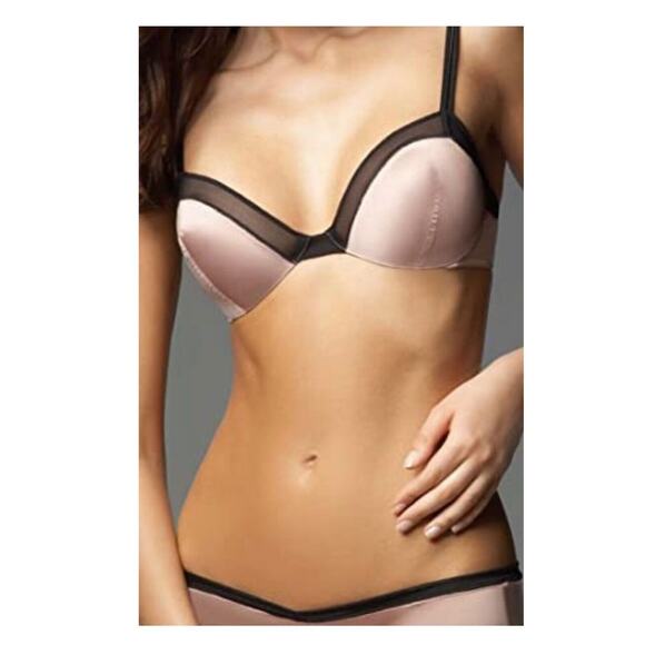 Le Mystere NO 9 Lolita Triangle Bra #7159 in Black Noir US 30E - Picture 7 of 8